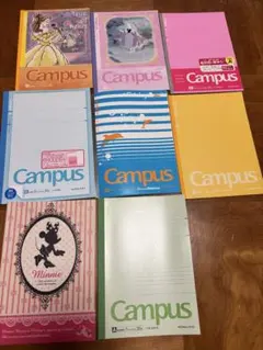 Campus ディズニープリンセス他 B5ノート8冊セット