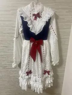 ロリータ白雪姫スタイル フリルドレス