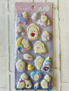 つぶらな瞳のぷくぷくシール なまがき