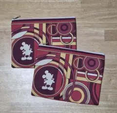 ③ ディズニーアンバサダーホテル アメニティポーチ ミッキー 2点セット①