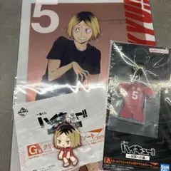 ハイキュー 一番くじ クリアファイル アクリルチャーム 孤爪研磨