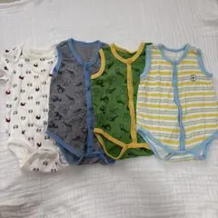 baby GAP ベビー ロンパース 肌着 4枚セット ニシキ 60cm