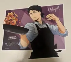 ハイキュー 大戸屋 牛島若利 ダイカット書き下ろしビジュアルボード