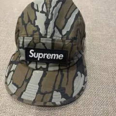 Supreme カモ柄 レザージェットキャップ - メルカリ