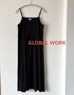 GLOBAL WORK キャミワンピース ブラック Mサイズのサムネイル