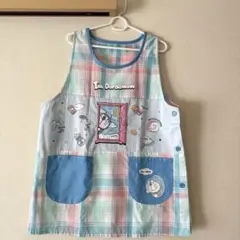 保育士エプロン　ドラえもん