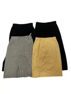 BURBERRY プリーツスカート ネイビー ストライプ - メルカリ