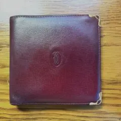 Cartier カルティエ 二つ折り財布 ボルドー マストラインのサムネイル