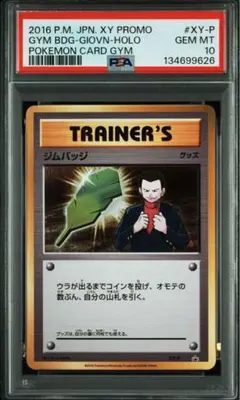 【PSA10】ポケモンカード　ジムバッジ　XY-P サカキ　ホロ 極美品 ジムバッジ サカキ トキワジム XY-P ホロ - メルカリ