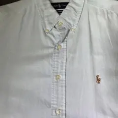 Ralph Lauren Yarmouth 長袖シャツ 薄い青