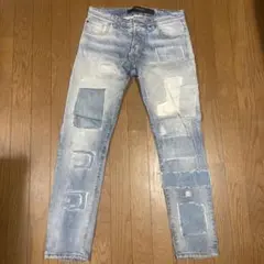 MESSAGERIE パッチワーク デニムパンツのサムネイル