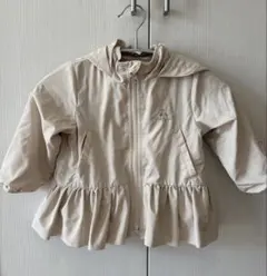 プティマイン ウィンドブレーカー キッズ　ガール　90サイズ　ベージュ