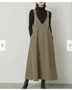 SENSE OF PLACE フレアジャンパースカート