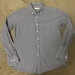 【美品】ブラウニー　長袖シャツ　ギンガムチェック　M