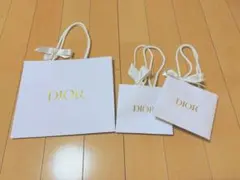 Dior ギフト袋 3点セット ホワイト