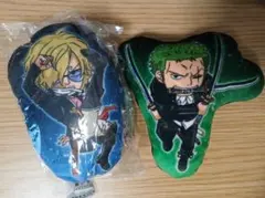 ワンピース レッド クッションポーチ ゾロ サンジ