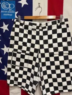スタンダードカリフォルニア ナルトトランクス チェッカーフラッグ 32