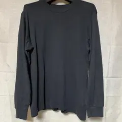 UNIQLO ソフトタッチクルーネックＴシャツL綿100%黒