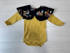 ウルフアンドリタ つけ襟付きロンパース　6m