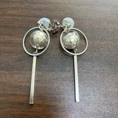 シルバー フープ イヤリング