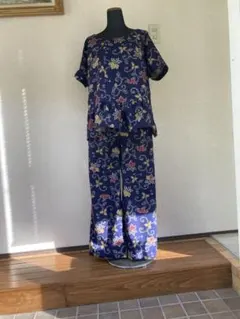 着物リメイク　ベストとパンツ