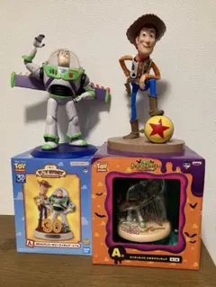 ディズニー 一番くじ トイストーリー Ａ賞 30th フィギュア など４点セット