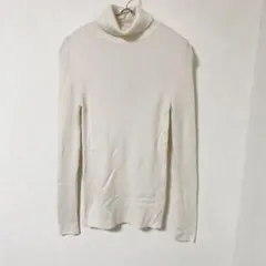 ユニクロ エキストラファインメリノウール タートルネックセーター 毛100%M