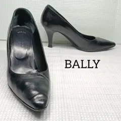 バリー BALLY ヒールパンプス ポインテッドトゥ 黒のサムネイル