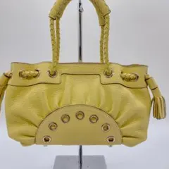 セール アニヤハインドマーチ レザー トートバッグ ビーズ刺繍 