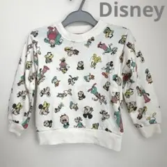 Disney ミッキーキャラクター トレーナー 110 クリーム色