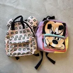 ZARAミッキー＆ミニーマウス リュック 2点セット