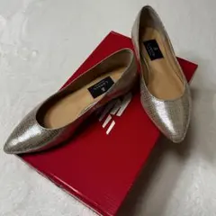 【美品】 ランバン コレクション ビジューヒール　ポインテッドトゥ　パンプス