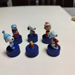 スヌーピー クリスマス フィギュア 6体セット ペプシコーラの景品
