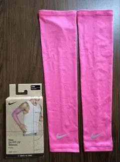Nike Dri-FIT UV Sleeves S-M ピンク
