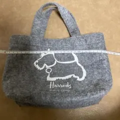 Harrods フェルト トートバッグ グレーのサムネイル