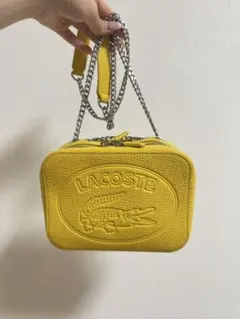 LACOSTE ショルダーバッグ イエロー