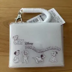 新品　DAISO 101匹わんちゃん スプリング付クリアポーチのサムネイル