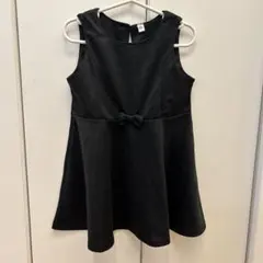 美品　フォーマルキッズ　ノースリーブワンピース ブラック 95cmのサムネイル
