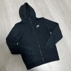 ▼Nike▼ ブラック ジップアップパーカー刺繍
