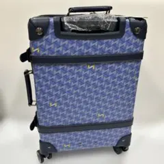 新品❤️レザレクション幾何学模様の青いキャリーケース