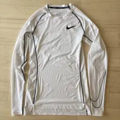 美品　ナイキプロ　NIKE コンプレッションインナー　ホワイト　メンズ　S