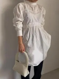 Ameri 2WAY TUCK SLEEVE TUNIC SHIRT - メルカリ