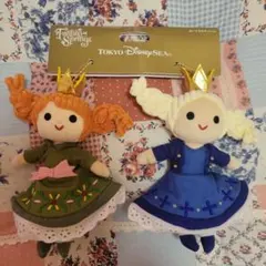 アナ雪/ディズニー/ぬいぐるみチャーム/アナ/エルサ