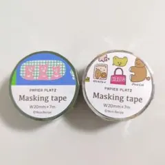 ニコレシピ　マスキングテープ　2種セット　パピアプラッツのサムネイル