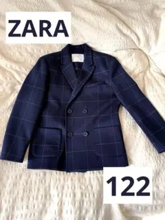 卒園・入学式　チェック　フォーマル　スーツ　122センチ　サイズ7