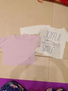 ベビー服 80cm 半袖Tシャツ 2枚セット ユニクロ エアリズム