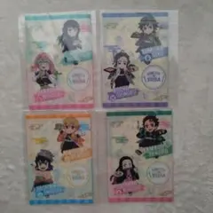 すかいらーくグループ×鬼滅の刃 クリアファイル 4枚セット