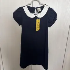 Bee des Bee 半袖 丸襟 ネイビー 120cmのサムネイル