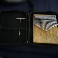 木製カリンバ 調律用ハンマー付き