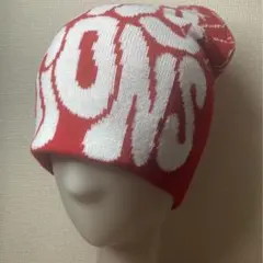 ビーニー 英字 ニット帽 グレー スパイダー ストリート ユニセックス